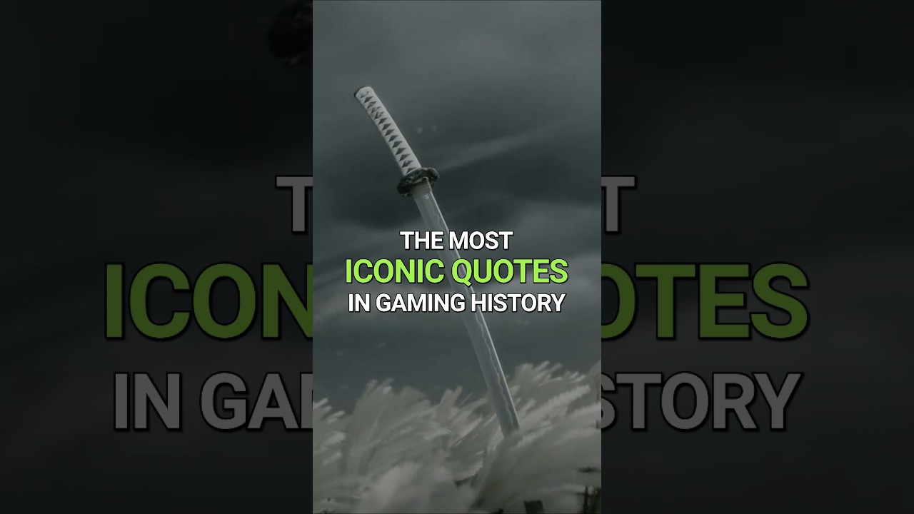 Most Iconic Quotes In Gaming History #shorts #gaming #quotes #ghostoftsushima #gta #cod #skyrim