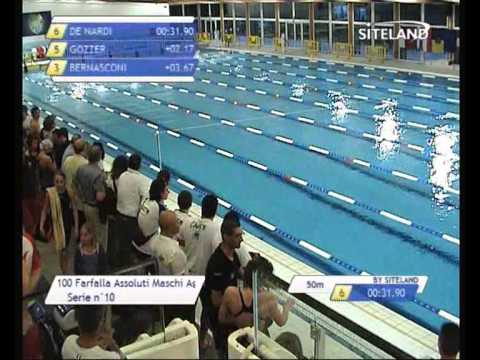 Serie 10 dei 100 Farfalla  Assoluti M Agonisti - 7 Meeting City of Lignano