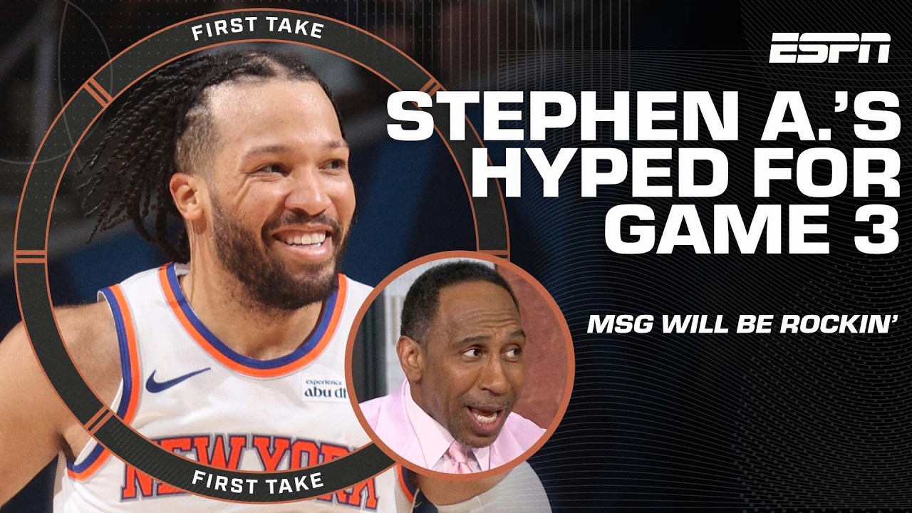 Stephen A.'s EPIC message to Knicks for Game 3 🗣️ 'SHOW NO MERCY...CLOSE THE DEAL!' | First Take
