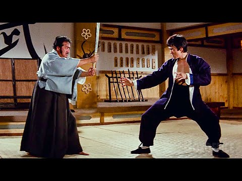 Bruce Lee avenges his master and beats up karatekas 🌀 4K