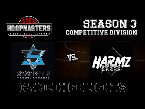 STATION J vs HARMZ PHENOMENAL | Hoopmasters Basketball League | Season 3 Competitive Division
