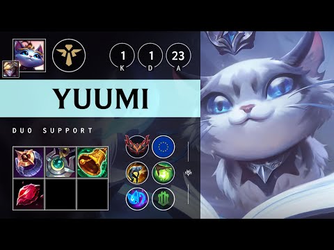 Yuumi Support vs Thresh - EUW Grandmaster Patch 25.21