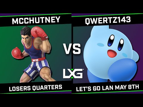 McChutney (Little Mac) vs qwertz143 (Kirby) - LXG Let's Go LAN April 10th