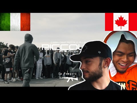 CANADIANS REACT TO ITALIAN DRILL - G.Issa - PICCOLO Ft. Piccolo Plug (Prod.Maggy)