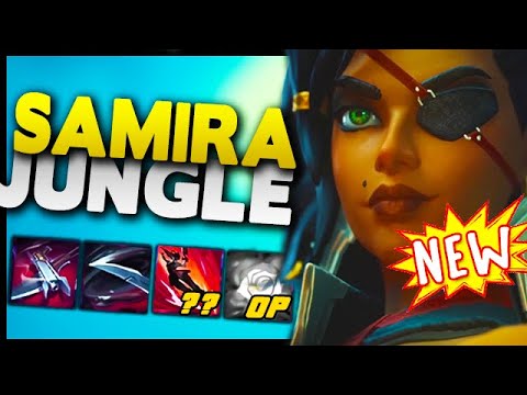 THE NEW CHAMP WILL 100% BE NERFED!! Samira Jungle Gameplay - League of Legends