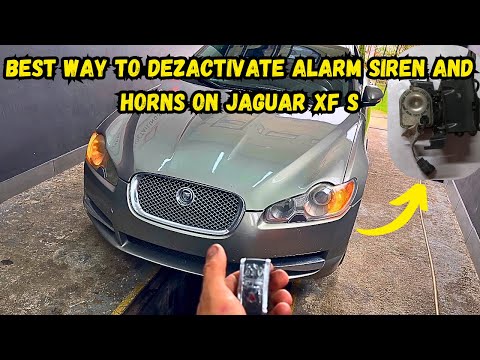 JAGUAR XF S HOW TO  PERMANANTLY DEZACTIVATE ALARM SISTEM AND ANTITHIEFT SISTEM!