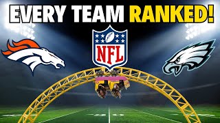 Ranking Every NFL Team Name as a Roller Coaster 🎢🏈