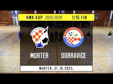 HMN KUP: MURTER - DUBRAVICE  7:2, 31.10.2025.