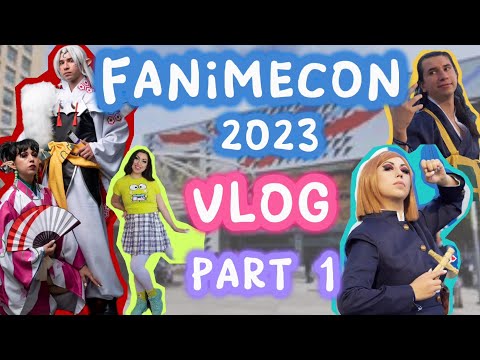 Fanime '23 Con Vlog - Part 1 - Cosplay vlog