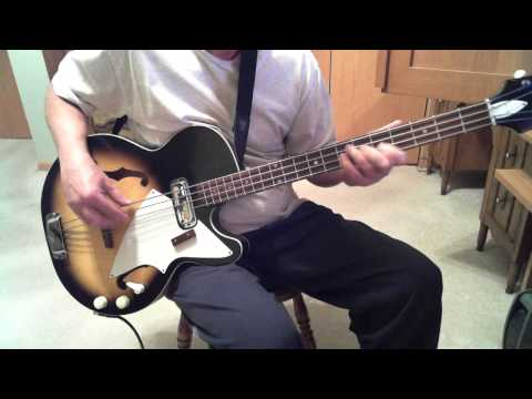 The Outsiders Time Won't Let Me Greg Papaleo  1965 Harmony H22 Bass