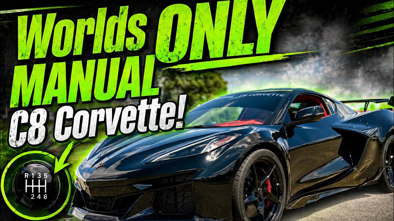 SPOTTED! Worlds ONLY MANUAL C8 Corvette! NCM Bash 2026