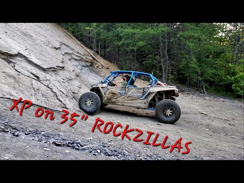 RZR XP on 35" Rockzillas VS Slate Rock Tackett Creek