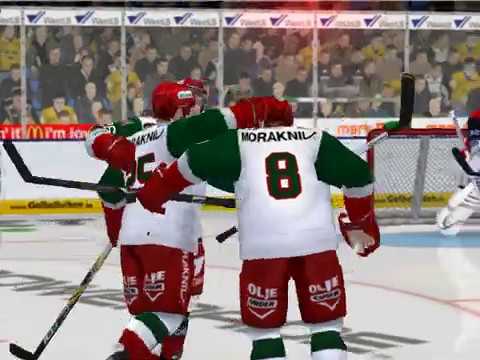 NHL 09 HA20 Mod HockeyAllsvenskan Mora IK Vs. Västerviks IK Full Gameplay