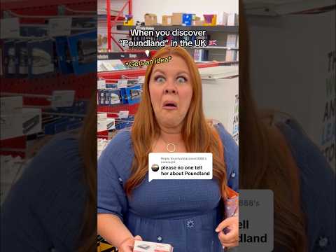 “Pound” means something VERY different in America 😅🇺🇸 #poundland #funny #uk #staples #england