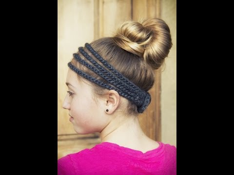 Simple Cute Crochet Headband With Video Hair-styling Tutorials : 9 Steps (with Pictures) - Instructables Simple Cute Crochet Headband With Video Hair-styling Tutorials : 9 Steps (with Pictures) - Instructables