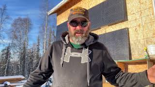 Off Grid in ALASKA - ADJUSTING SOLAR PANELS for winter SUN ANGLE - HOMESTEADING ALASKA