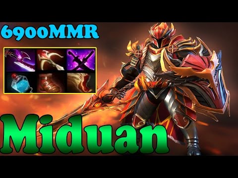 Dota 2 - Miduan 6900 MMR Plays Dragon Knight Vol 1 - Ranked Match Gameplay!