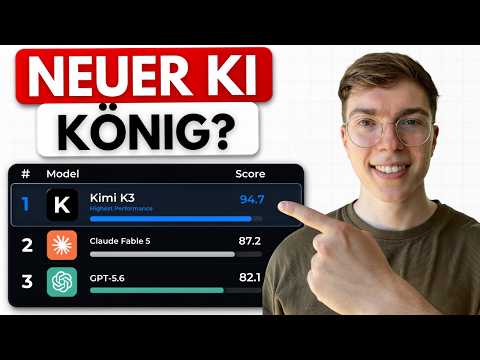 Kimi K3 ist UNGLAUBLICH! (Vergleich mit Fable 5 & GPT-5.6 Sol)