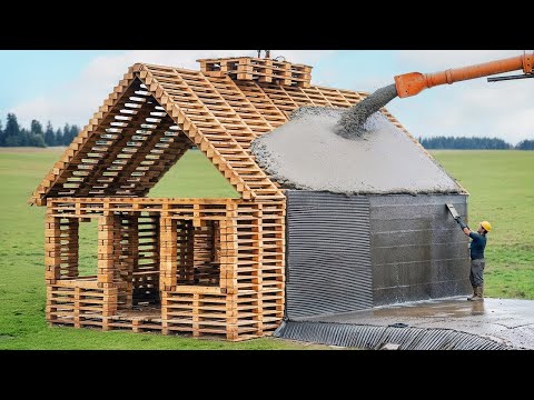 Young Couple Builds Dream Cabin Deep in the Forest.