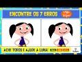 ENCONTRE OS 7 ERROS Especial O SHOW DA LUNA Jogo Dos 7 Erros VivaMente