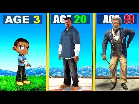 Surviving 99 YEARS As FRANKLIN in GTA 5 (GTA 5 MODS)