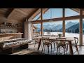 Peaceful Winter Morning Cabin ❄️ Soft Sunlight & Calm Ambience for Relaxation