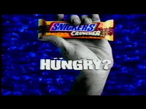 1st Ever Snickers Cruncher Commercial (Vintage)