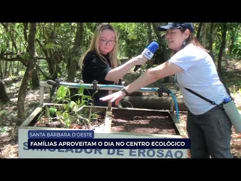 SANTA BÁRBARA D’OESTE: FAMÍLIAS APROVEITAM O DIA NO CENTRO ECOLÓGICO