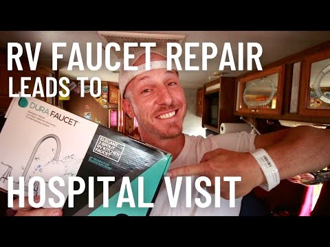 RV FAUCET REPAIR | **GRAPHIC** | DURA FAUCET INSTALL & REVIEW