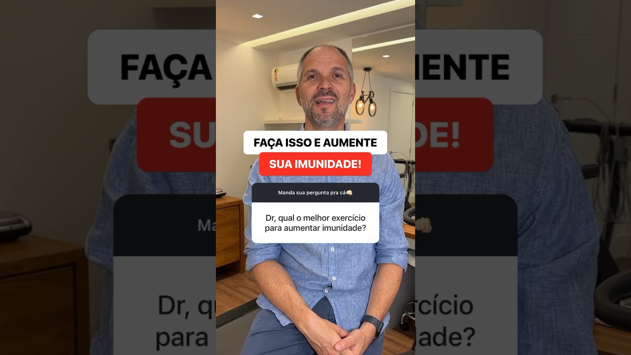 Qual o melhor exercício para aumentar a imunidade? 🤒🏃‍♀️‍➡️ #sports #saude