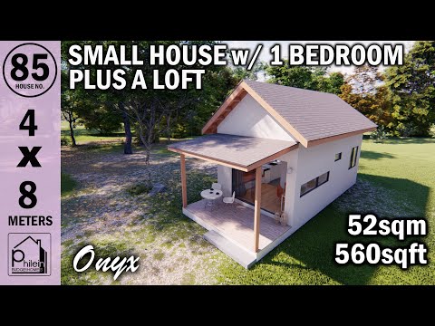 ONYX | Remarkable Small House Design with 1 Bedroom Plus a Loft