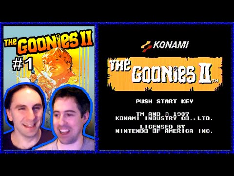 Let's Play Goonies 2 NES | Part 1 - Startropics and Dinosaucers! | Retromancers Goonies II Longplay