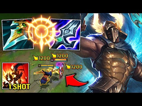 Pantheon but I literally one shot you with a single ability (W DAMAGE IS CRACKED)