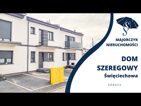 Dom szeregowy z ogrodem – Święciechowa, XX-lecia. www.majorczyk.pl