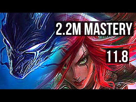 NOCTURNE vs KATARINA (MID) | 11/1/9, 2.2M mastery, 1100+ games, Godlike | KR Master | v11.8