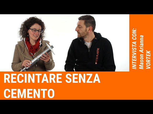 Recintare senza cemento