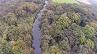 preview picture of video 'Canal cut through Haigh Hall'