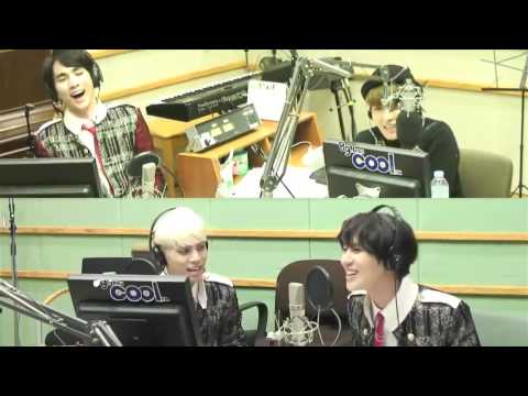 [13.10.31] Key laughing hard + Cute Jjong + Taemin singing MAMA (EXO) @ Sukira Kiss the Radio.