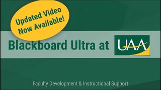Blackboard Ultra at UAA: Progress Tracking (Student)