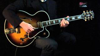 Video thumbnail for Gibson L5 vs. Gibson 175 by guitarviewHD