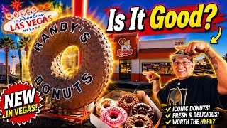 This New Donut Shop In Las Vegas Has A 24 Hours Drive Thru Window | Randy’s Donuts 🍩