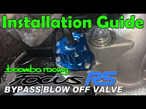 How to Install | Boomba Bypass/Blow Off Valve for '16+ Ford Focus RS
