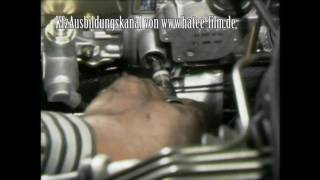 "Einbau Dieselreiheneinspritzpumpe" ein älterer Film passt für ältere Autos mit Dieselmotor
