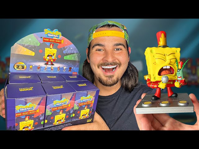 Vídeo relacionado con Mighty Jaxx Spongebob Squarepants Band Geek | Figura Coleccionable Caja Sorpresa | un Personaje Aleatorio
