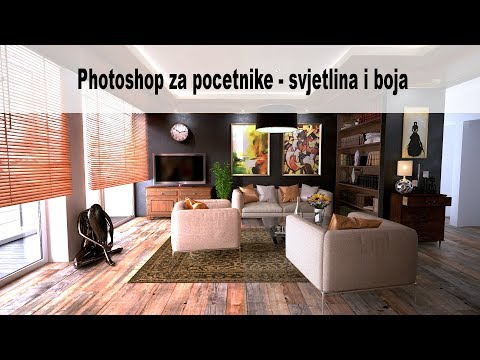 PHOTOSHOP ZA POČETNIKE - podešavanje svjetline i boje na fotografiji