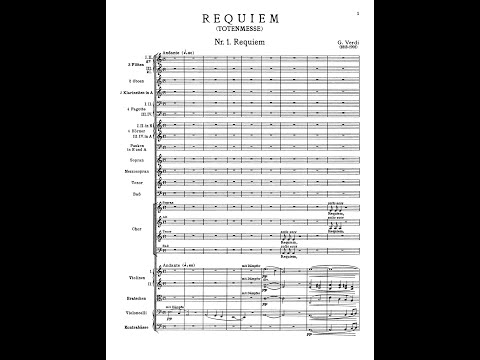 Verdi: Requiem (Score)