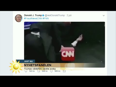 Donald Trumps våldsfilm: ”Det här är groteskt” - Nyhetsmorgon (TV4)