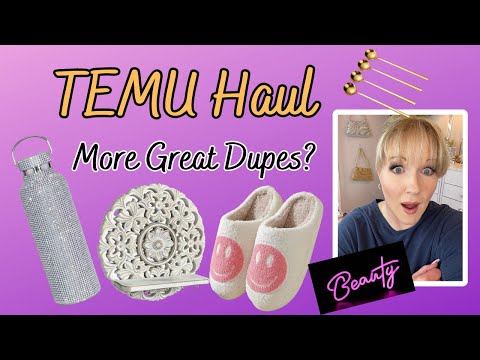 TEMU Haul / TOMO DUPE? Part 2 of 2