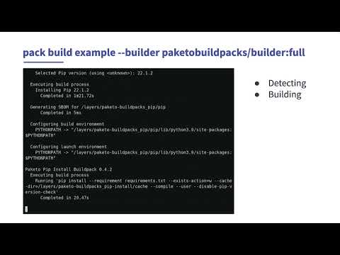 Introduction to Buildpacks: Python Example