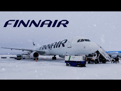 RELATÓRIO DE VIAGEM | Voando em Natal com neve! | Finnair A321 | Helsinque - Kittilä | Classe Econômica
